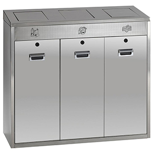 Wertstoffsammler - Wertstoffsortiersystem - Edelstahl