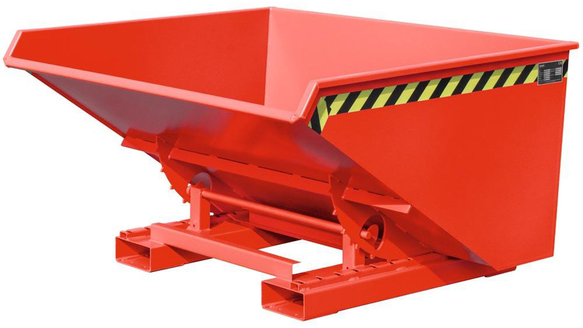 Späne-Selbstkippbehälter mit Abrollsystem