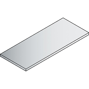Fachboden, lichtgrau, für Schrank BxT 1200x500 mm