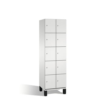 Fächerschrank, Breite 80 cm, Höhe 198 cm, Tiefe 52,5 cm, 10 Fächer