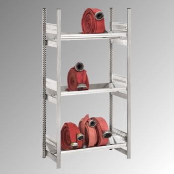 Schlauchregal - 3 Böden - Traglast 500 kg - 2.000 x 535 x 1.060 mm (HxBxT) - verzinkt