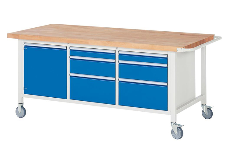 Rollwerkbänke und mobile Werkbänke