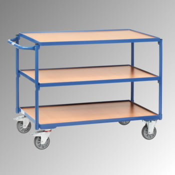 Fetra - Tischwagen - 300 kg - Ladefläche 500 x 850 mm (BxT) - WG - 3 Etagen