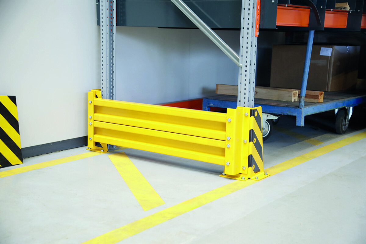 ARTUS Leitplanke für Einfachregalzeile - Tiefe: 110 cm