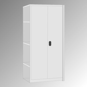 Stahlschrank mit Flügeltüren