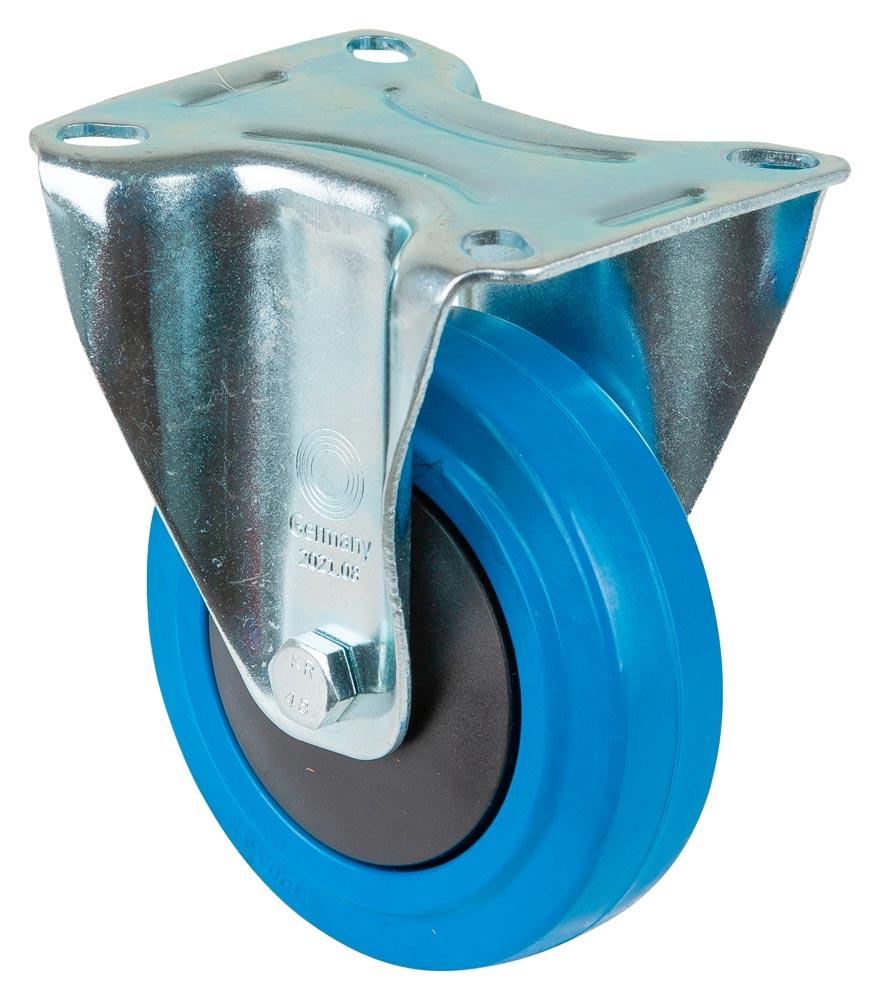 Bockrolle, Elastik-Vollgummi blau