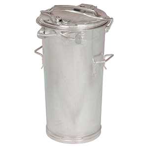 Mülleimer mit Verschlussbügel