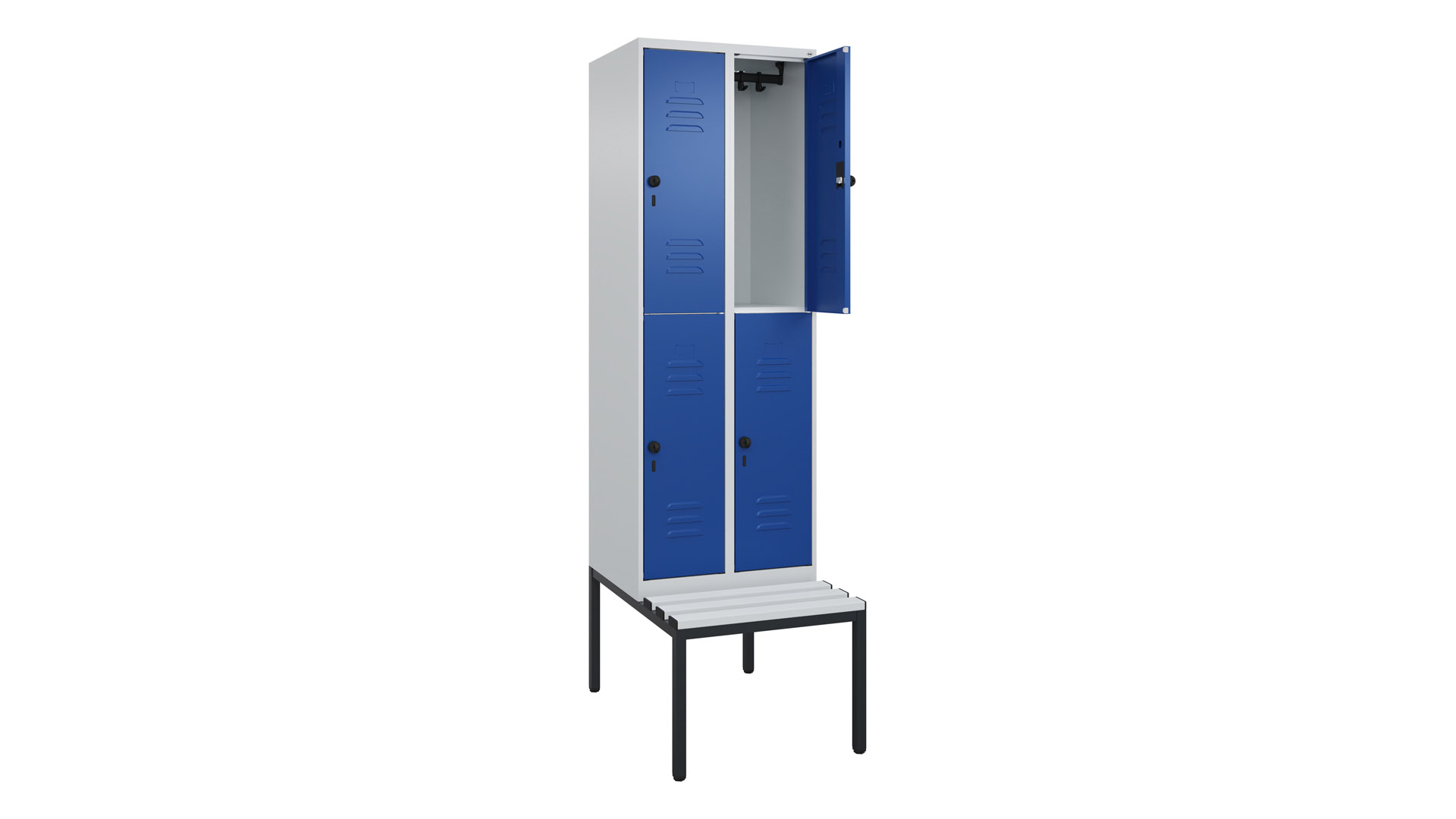 Fächerschrank, Breite 60 cm, Höhe 212 cm, Tiefe 50 cm,  Fächer