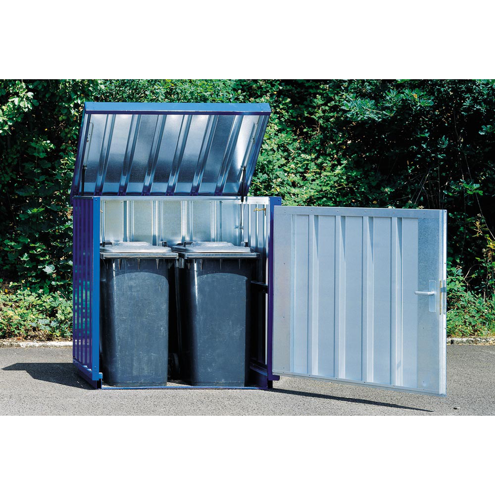 Materialbox aus Trapezblechen