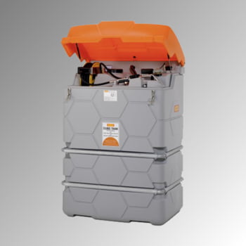 Mobile Outdoor Schmierstoff Tankanlage mit Deckel