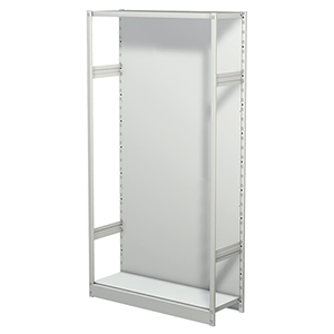 Aktenregal, Büroregal - Steckregal mit Rückwand