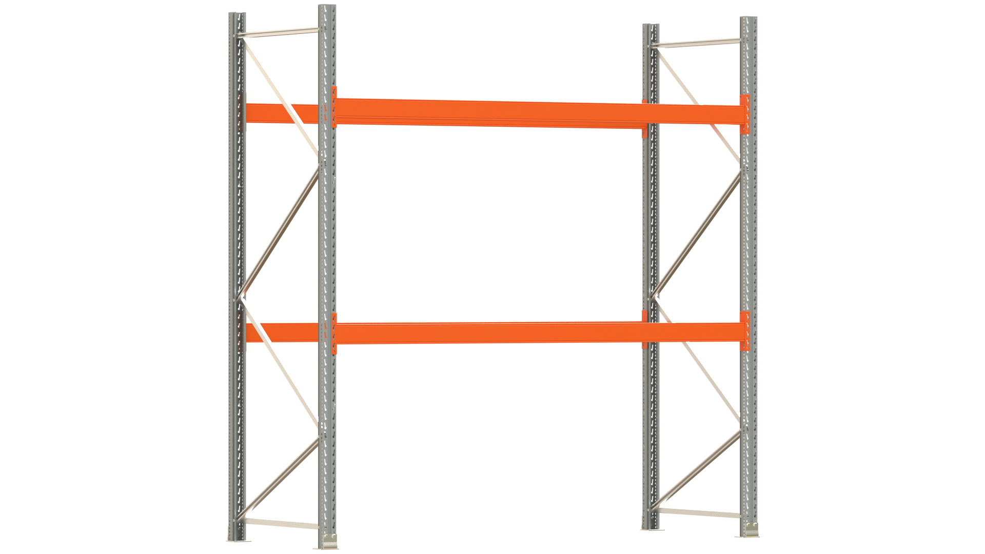 Palettenregal ARTUS - Breite 287 cm - Höhe 300 cm - Tiefe 110 cm - Fachlast 2000 kg - 9 Palettenstellplätze