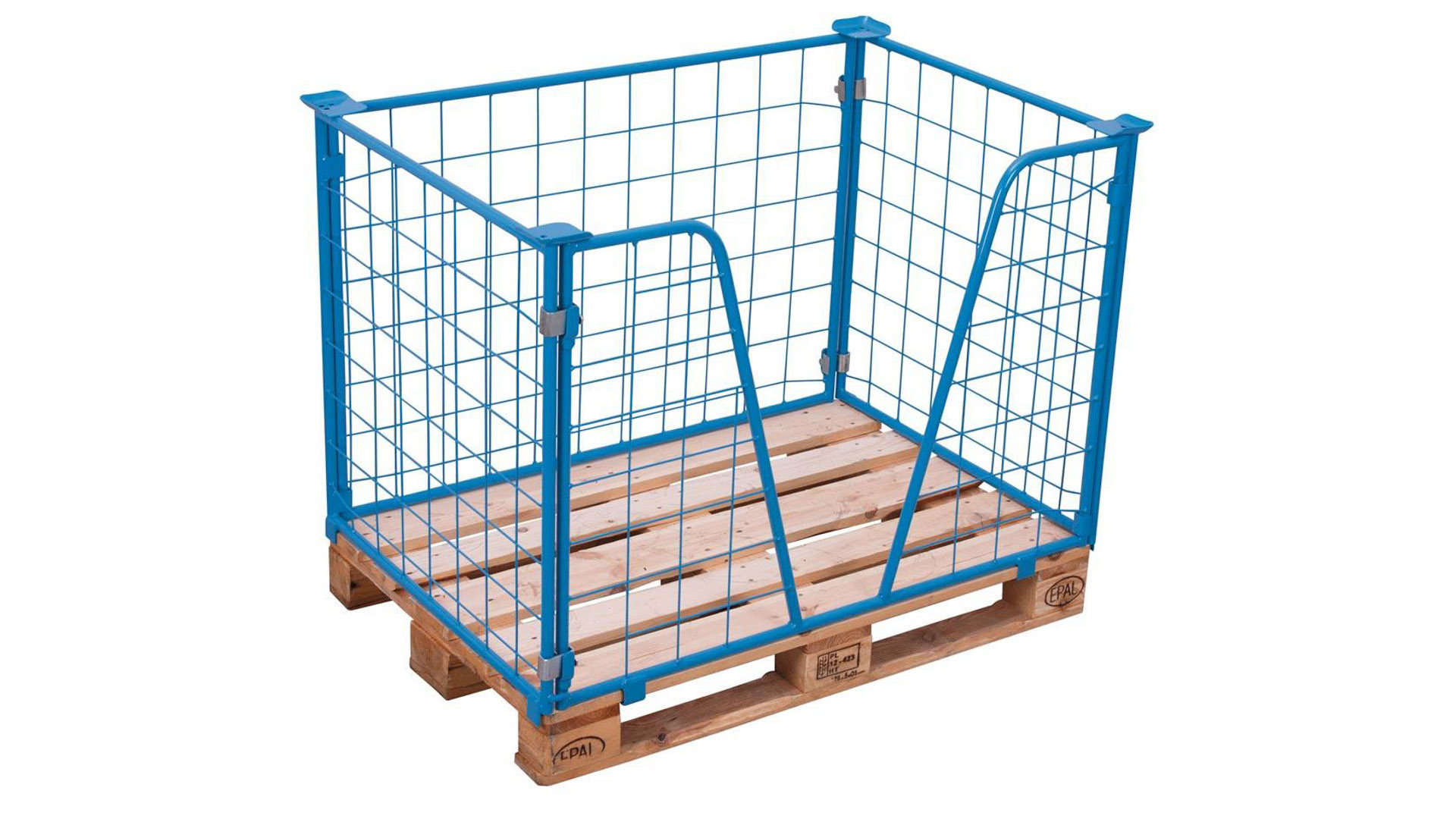 Palettenaufsatzrahmen für Industriepalette