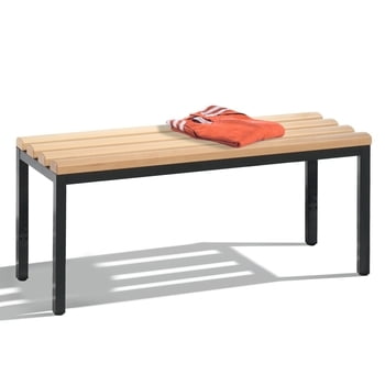 C+P Garderobenbank, Sitzbank für Umkleide in Verein oder Schule, Breite 100 cm, Höhe 42 cm, Tiefe 35,3 cm