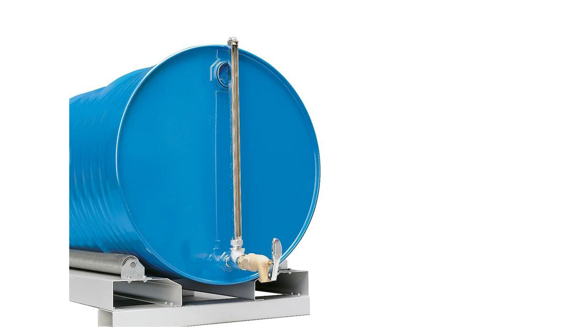 Füllstandsanzeiger aus verchromtem Stahl