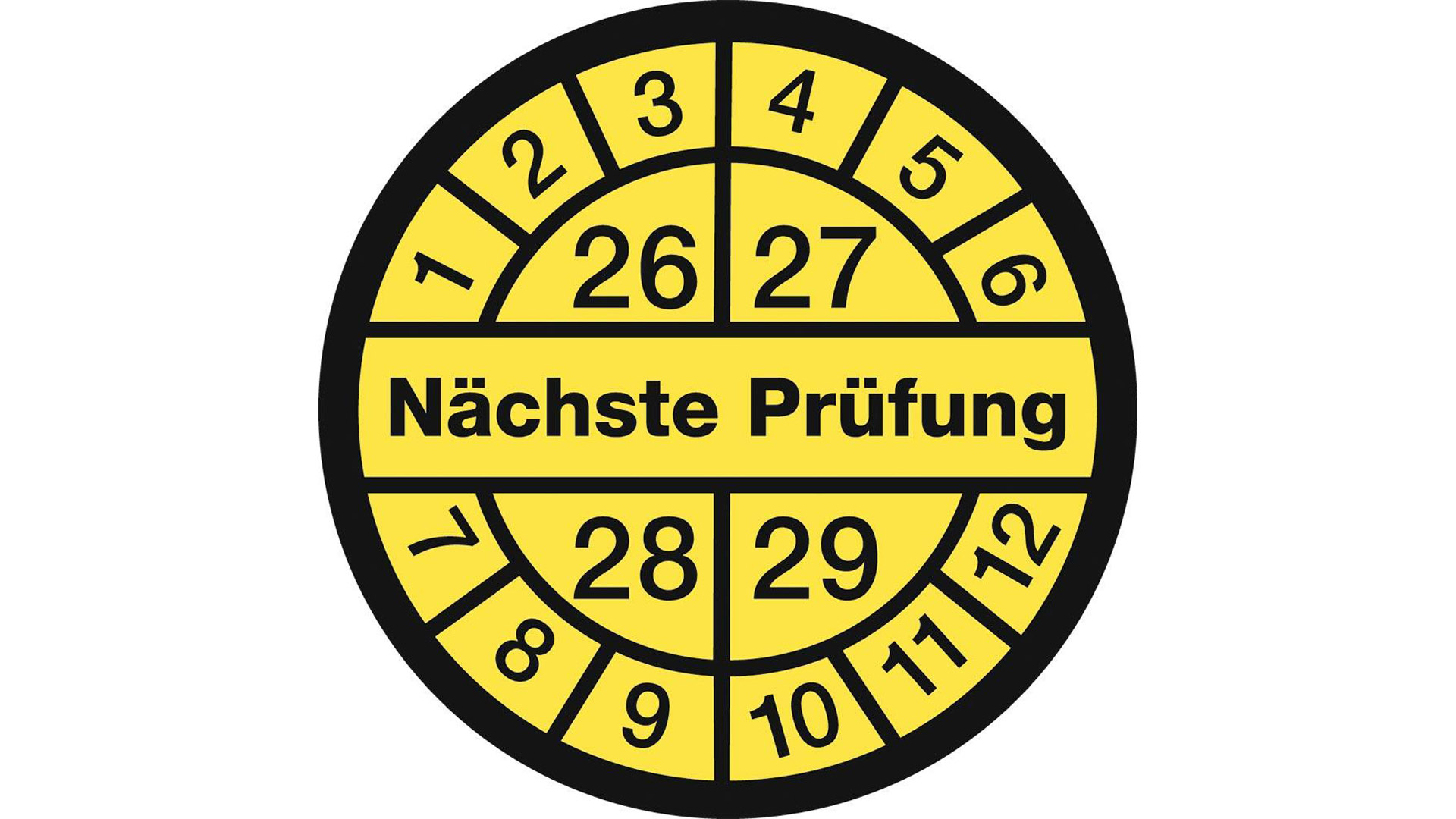 Prüfplakette