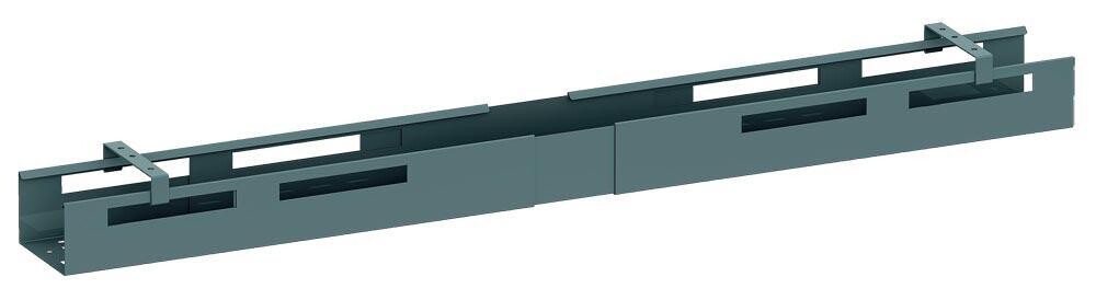 Kabelkanal Tischplatte - 1200-1800 mm - silber