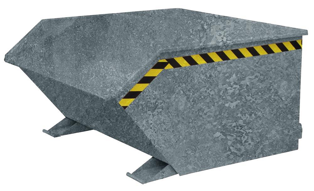 Kippbehälter in niedriger Bauhöhe