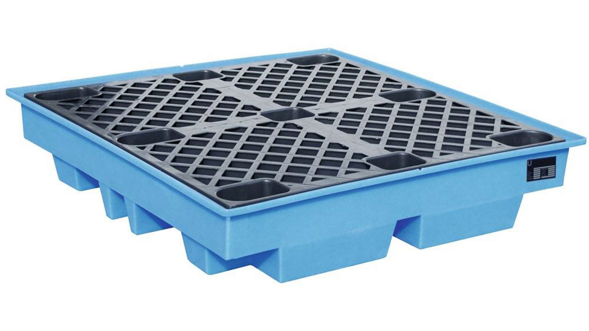 Auffangwanne aus PE - 230 l Volumen - 4 x 200-l-Fässer