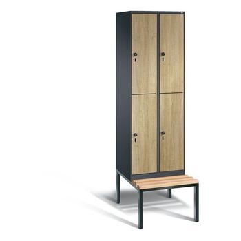 doppelstöckiger Garderobenspind/MDF