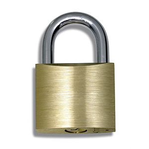 Vorhangschloss für Dreh- + Sicherheitsriegel