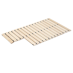 Bodenrost, Holzlaufrost aus abgelagertem Buchenholz