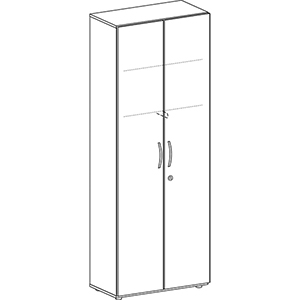 Aktenschrank mit Flügeltüren, Büroschrank