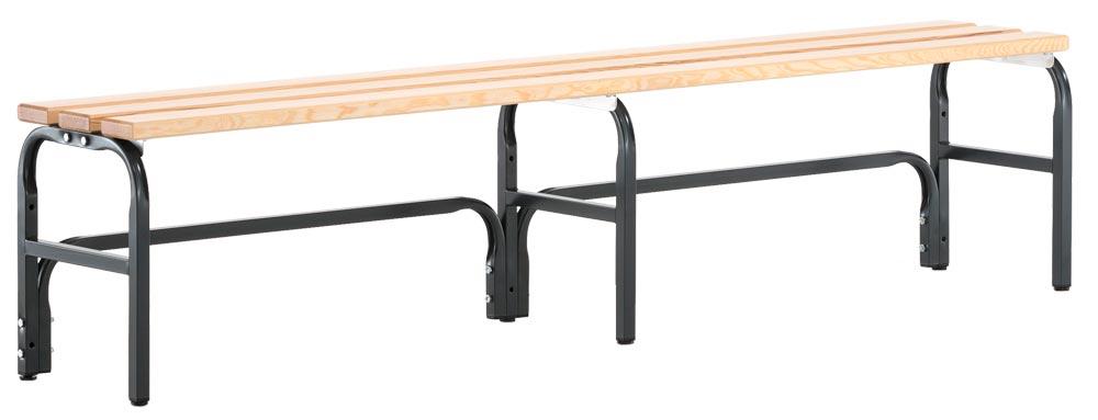 Garderobenbank, Sitzbank, Breite 200 cm, Höhe 45 cm, Tiefe 35 cm