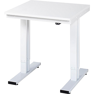 Elektrisch höhenverstellbarer Arbeitstisch, Breite 75 cm, Tiefe 80 cm, Höhe 112 cm,  Schublade(n), Platte: Melaminharzbeschichtet