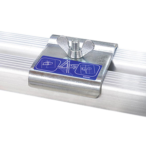 Klemmbeschlagset für Treppenverstellung, VE 2 Satz