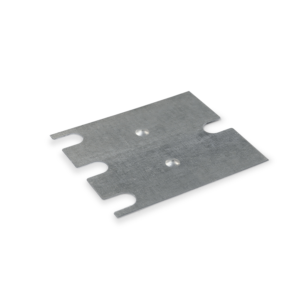ARTUS Unterlegblech für Fussplatten 140x120 - Stärke: 1 mm - verzinkt