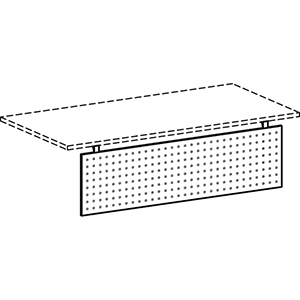 Schreibtisch-Sichtblende