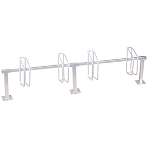 Fahrradständer - für 4 Fahrräder - Breite: 200 cm - verzinkt