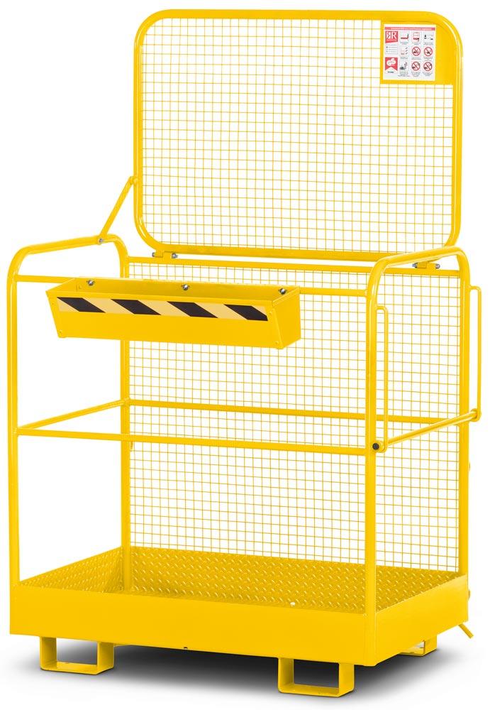 Arbeitskorb mit Aufnahme von der breiten Seite