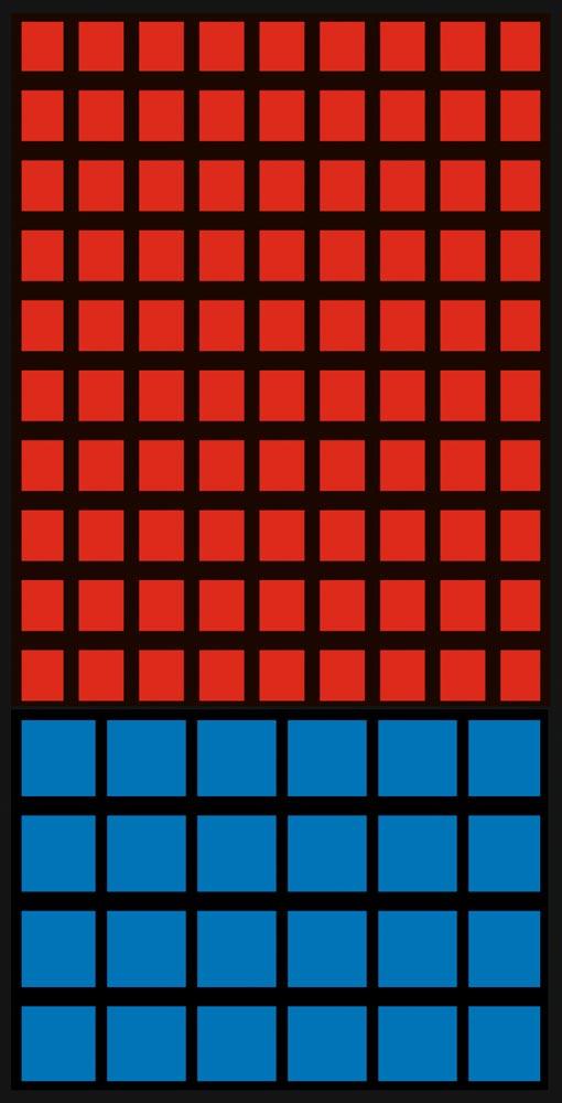 Kleinteileregal, Wandregal mit Sichtlagerkästen
