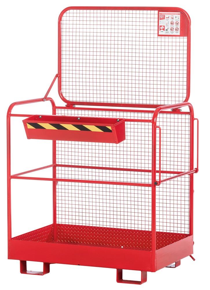 Arbeitskorb mit Aufnahme von der breiten Seite