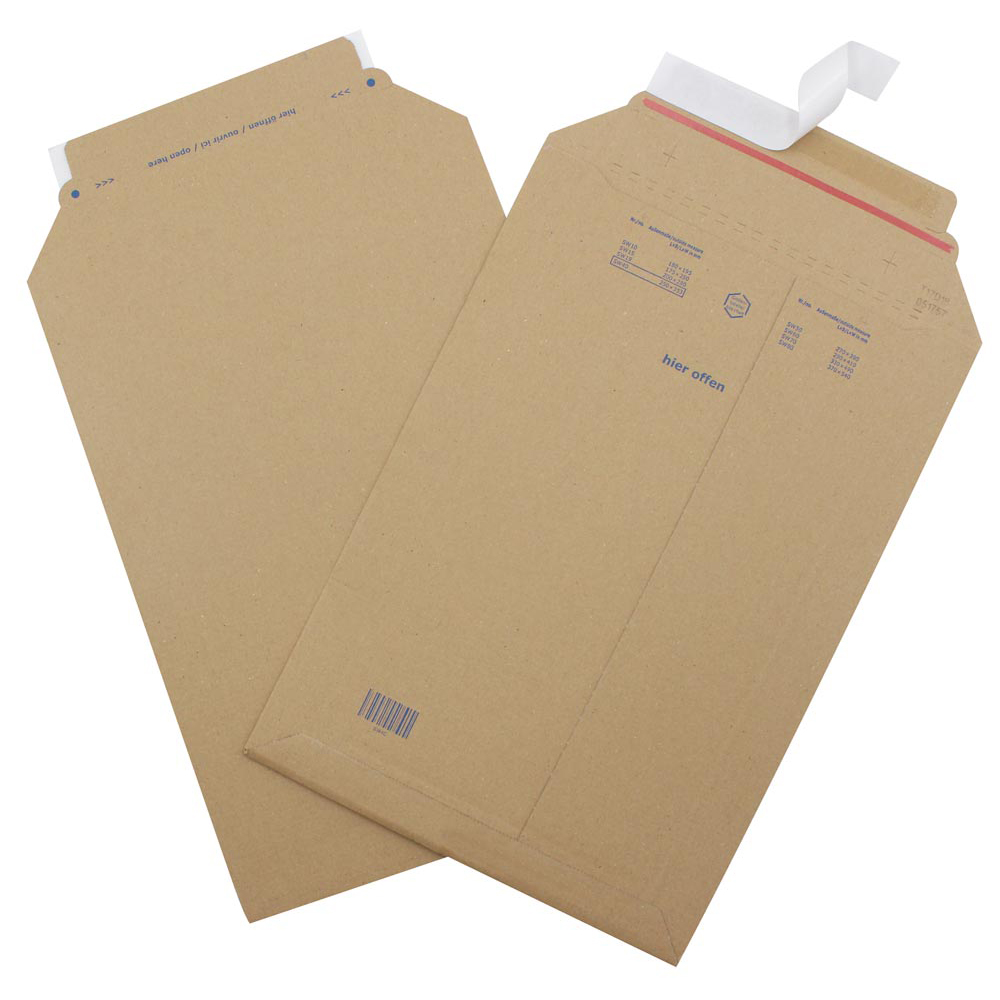 Versandtasche aus Wellpappe