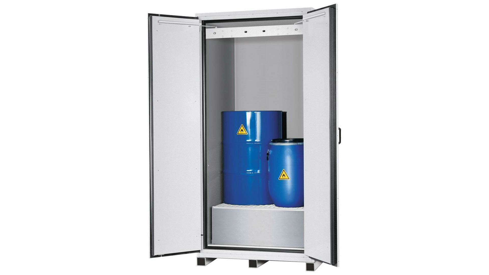 Gefahrstoffschrank, Fass-Schrank für 1x200-l-Fass