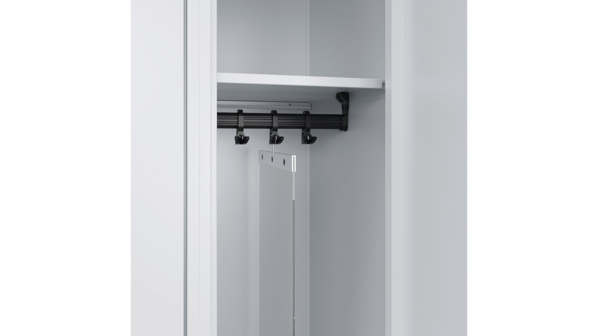 Trennwand aus transluzentem Kunststoff