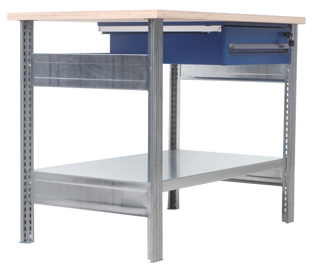 Werktisch mit Schublade, BxTxH 1100x700x880 mm