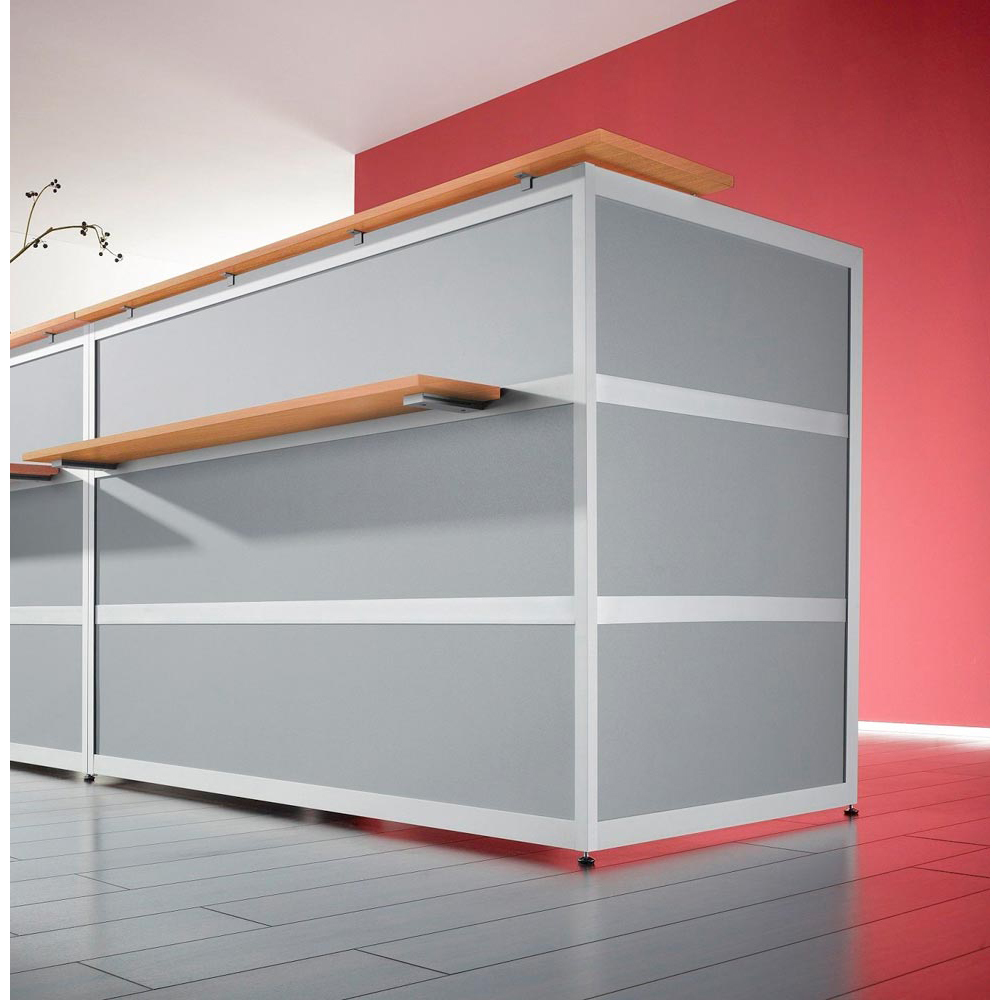 Empfangstheke, Thekentop für Eck-Theken