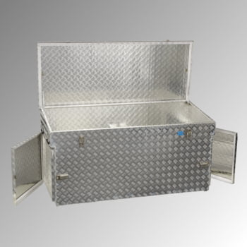 Alu Kiste, Lagerbox, Riffelblech Aluminiumbox