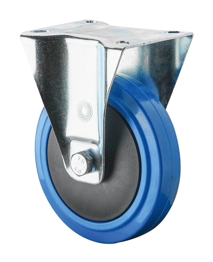 Bockrolle, Elastik-Vollgummi blau