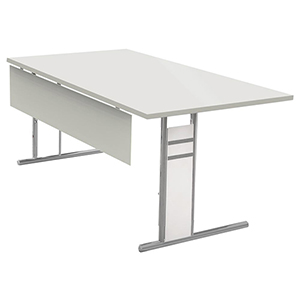 Knieraumblende, BxH 1450x300 mm, weiß