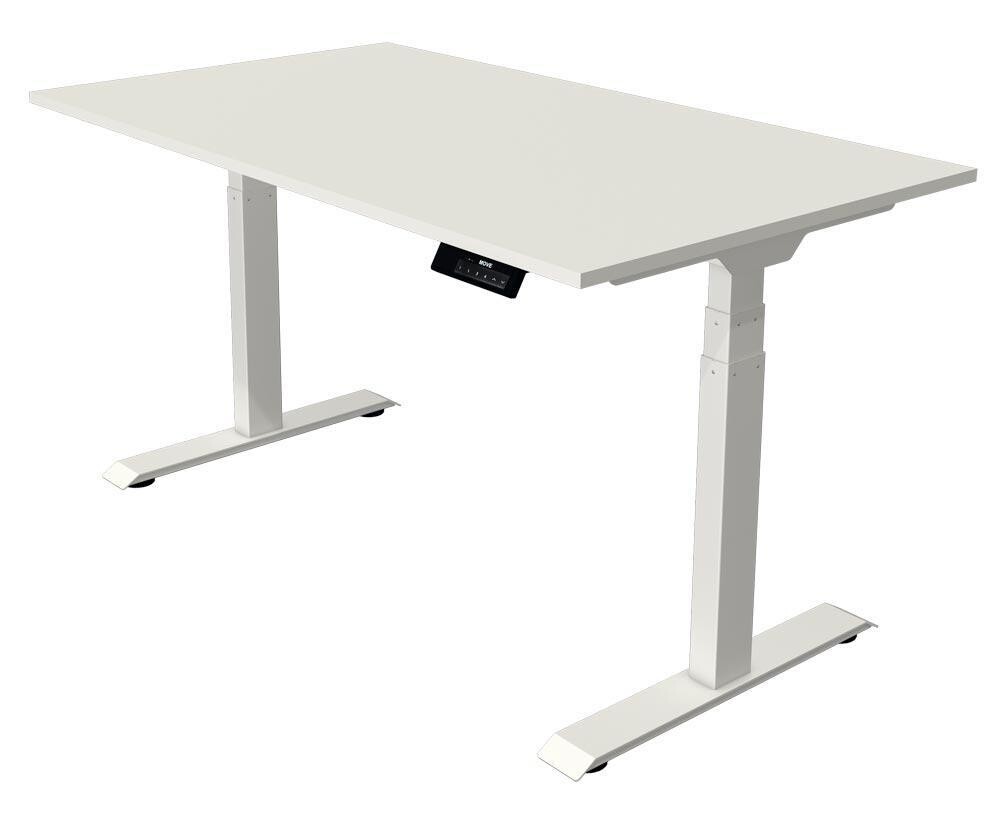 Sitz-/Stehschreibtisch - BxTxH 1600x800x620-1270 mm - weiß
