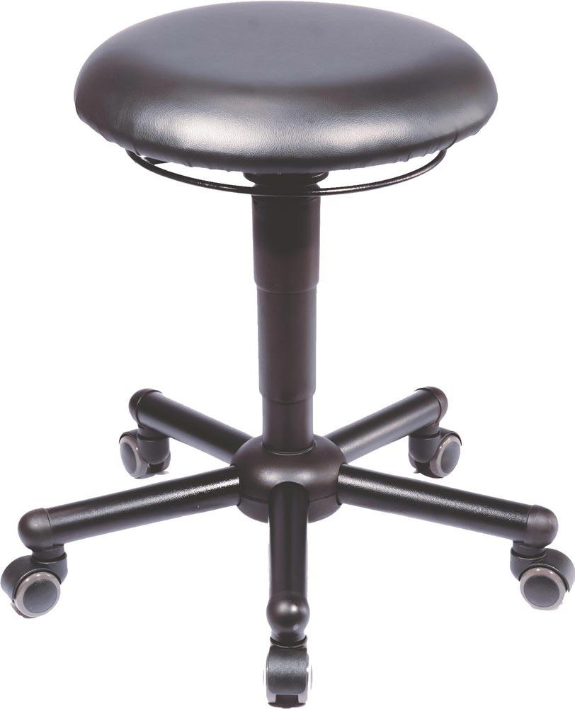 Arbeitshocker mit Gasfederhöhenverstellung