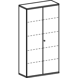 Aktenschrank, Büroschrank mit Flügeltüren