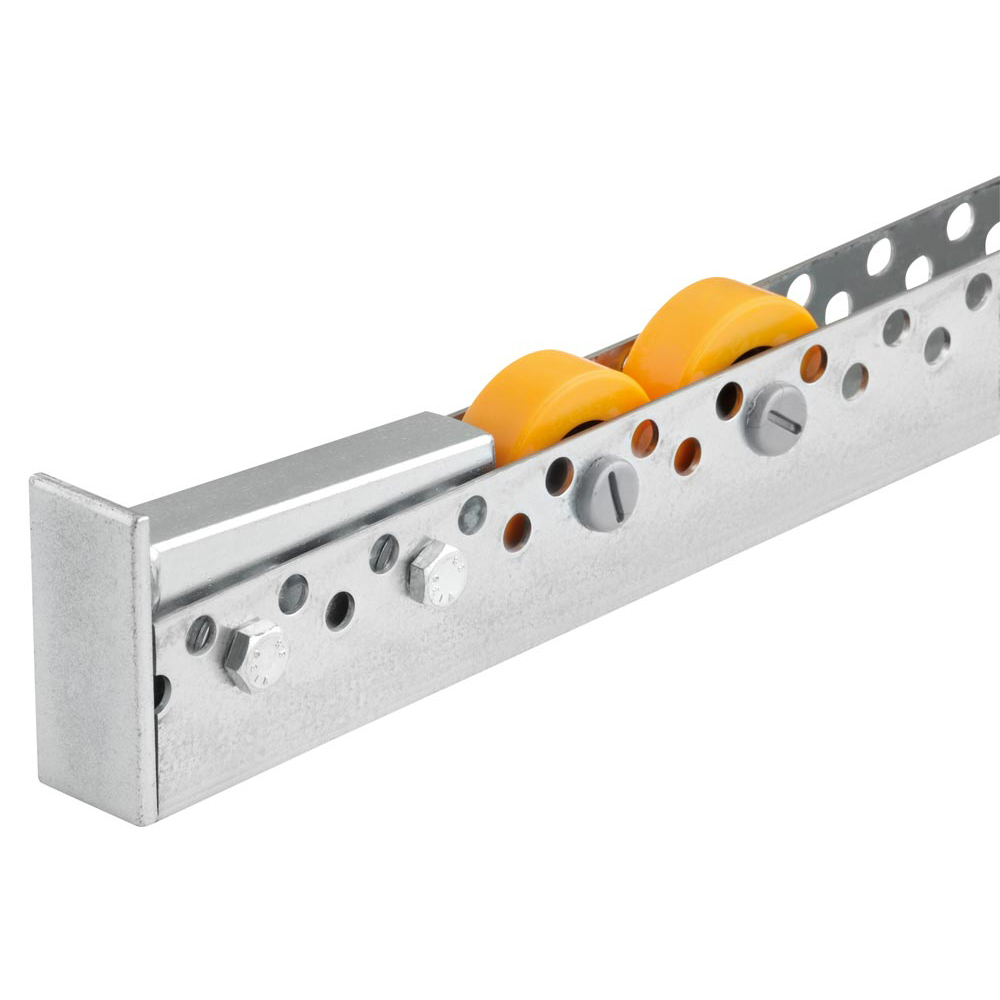 Schleifender Endanschlag zu Universal-Rollenschienen