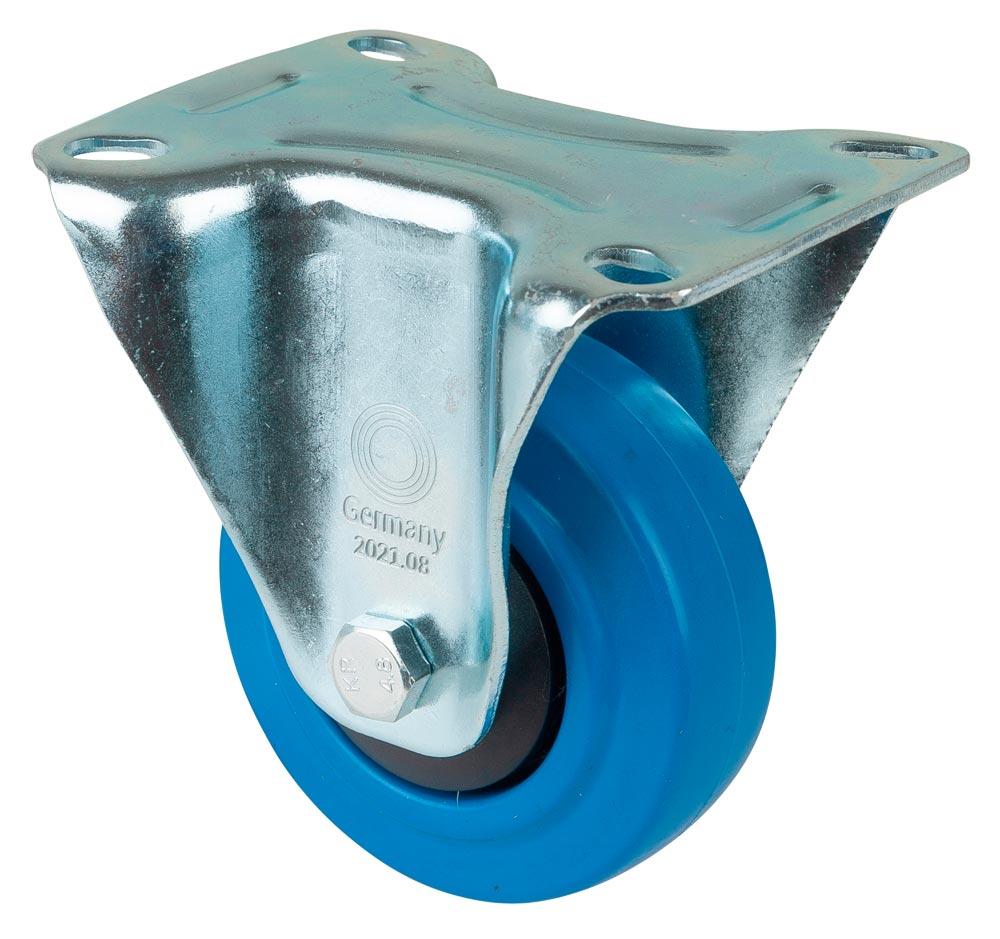 Bockrolle, Elastik-Vollgummi blau