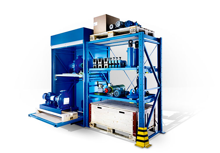 Schubfachregale, Auszugregale